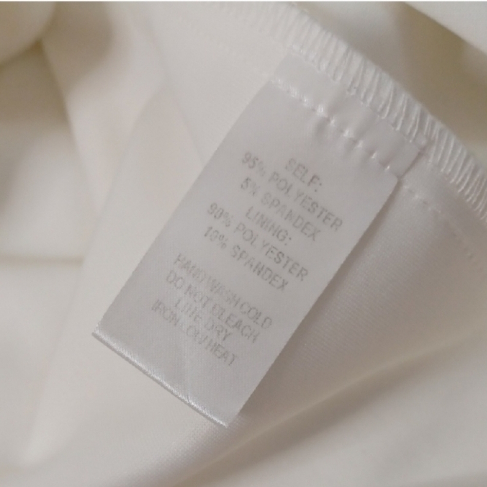 Lulu's White Cape Overlay Sheath Dress - Picture 14 of 14